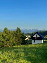 Domek w górach, widok na Tatry, Zubrzyca Górna, Babia Góra, Beskidy