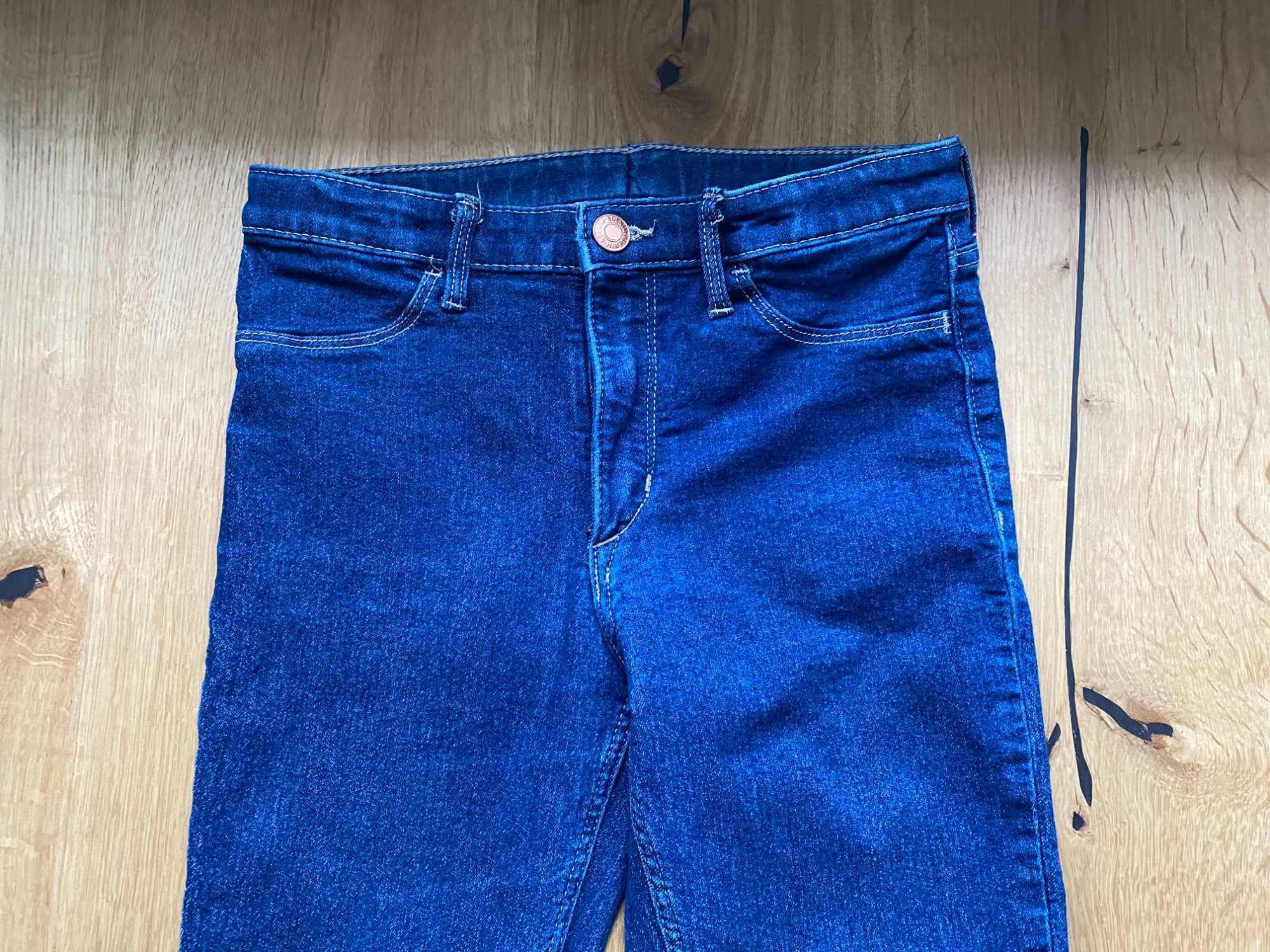 Spodnie rurki jeansowe dla dziewczynki rozm. 146 cm
