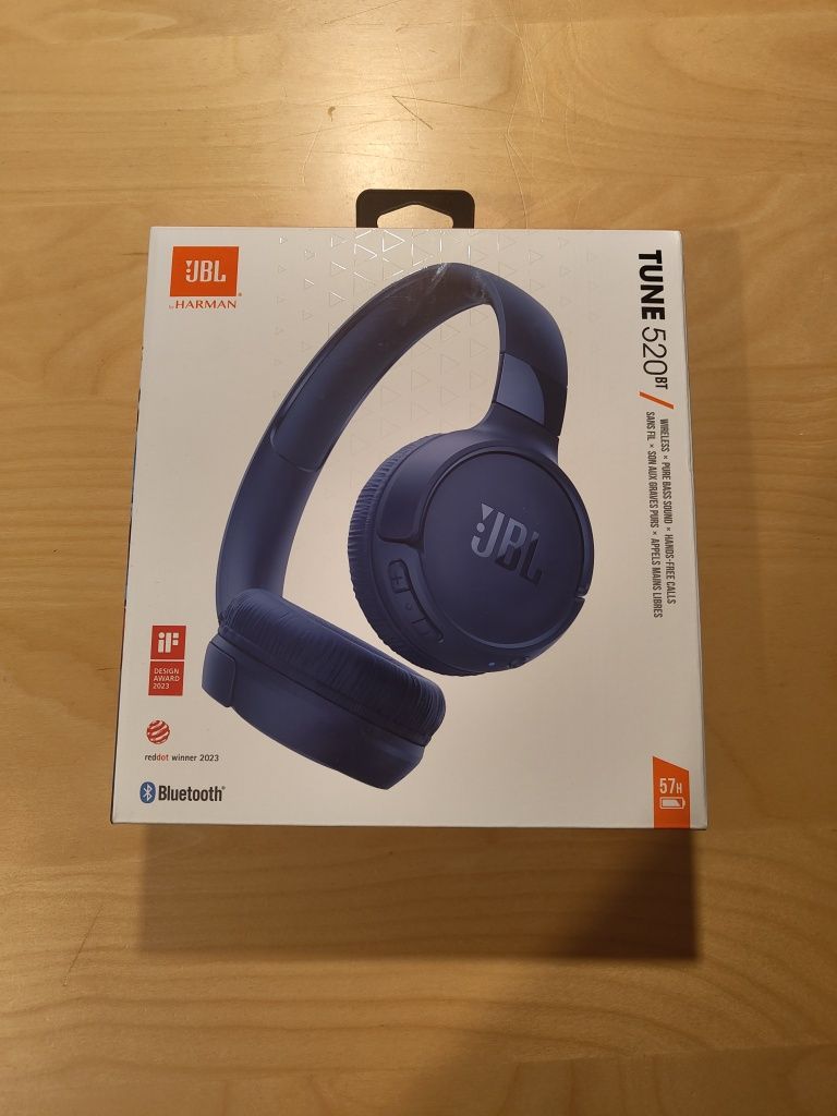 JBL Tune 520bt granatowe