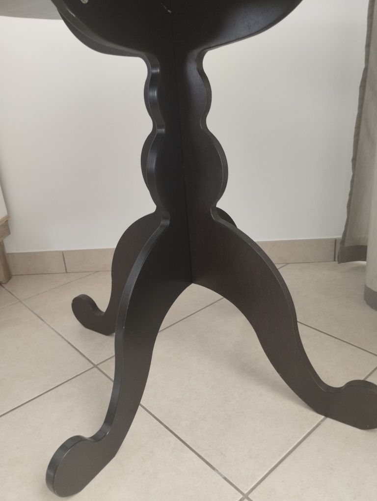 Mesa castanho/preto ikea