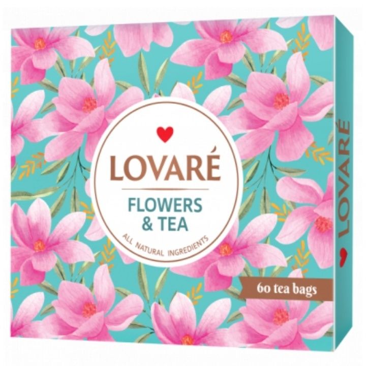 Чай Lovare Flowers & Tea 12 видів по 5 шт