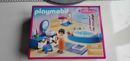 Playmobil Dollhouse 70211 łazienka z wanną