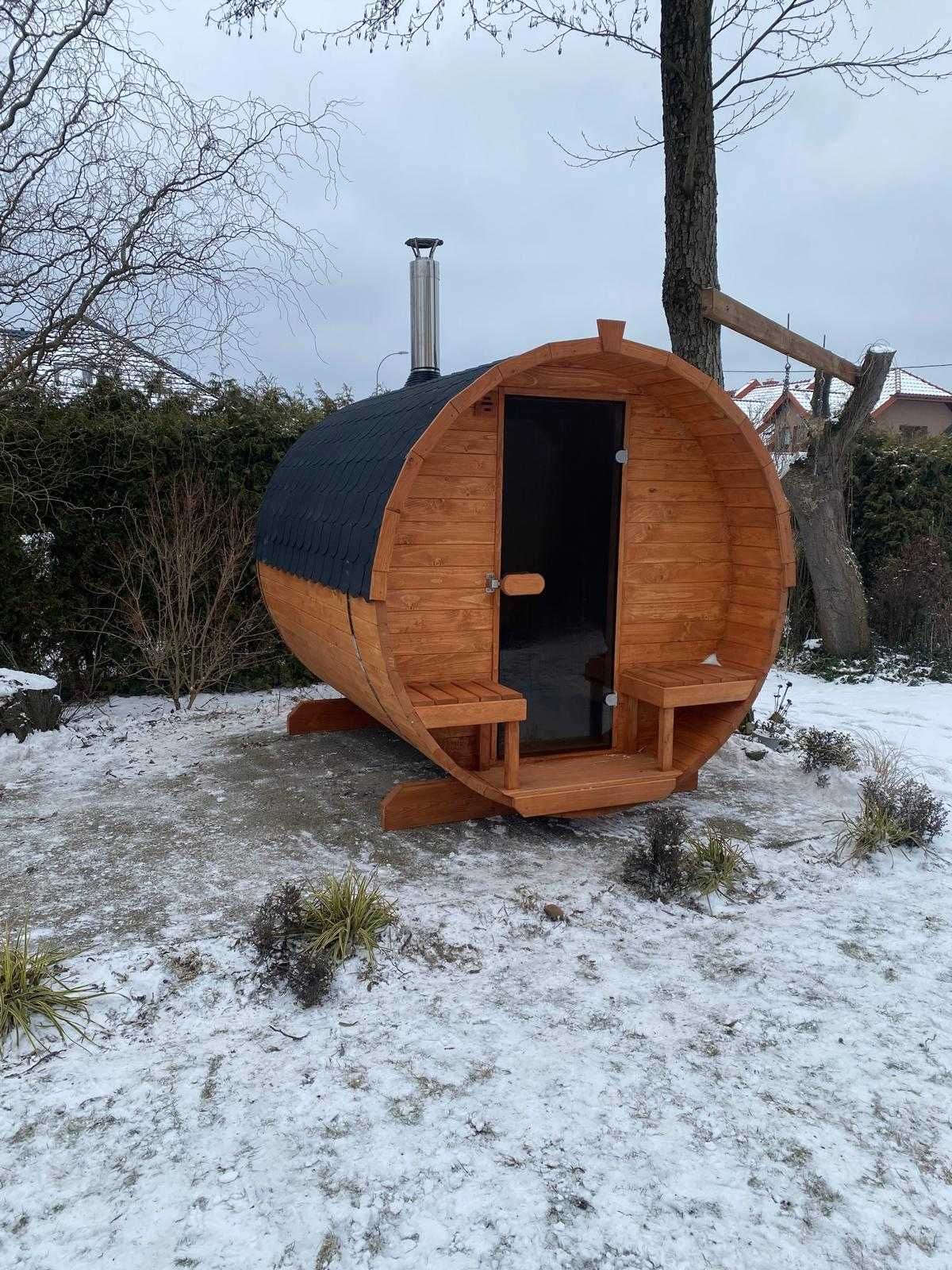 Sauna ogrodowa,piec+komin,solidne wykonanie,transport w całej Polsce
