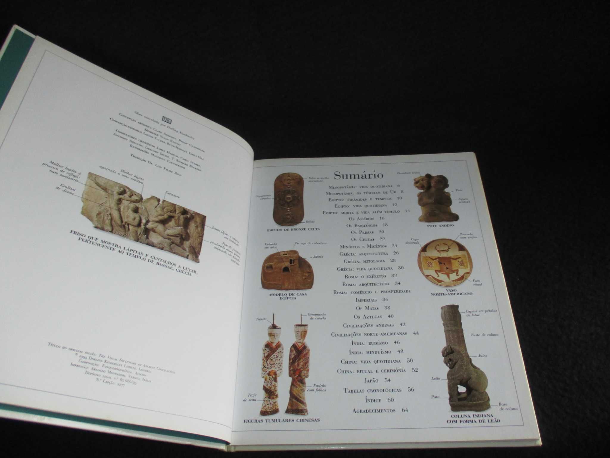Livro Dicionário Visual das Civilizações da Antiguidade
