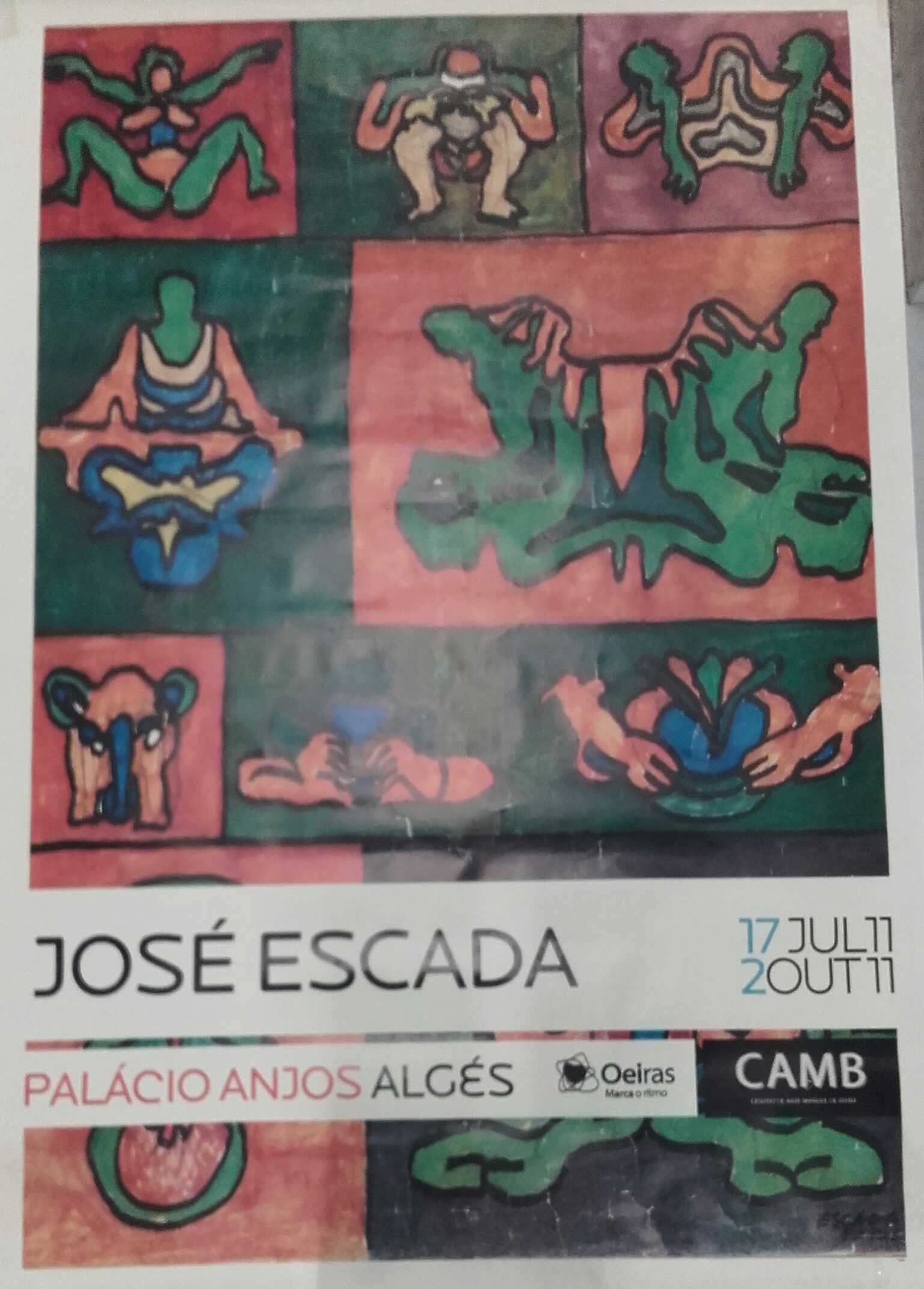 Cartaz Exposição José Escada.