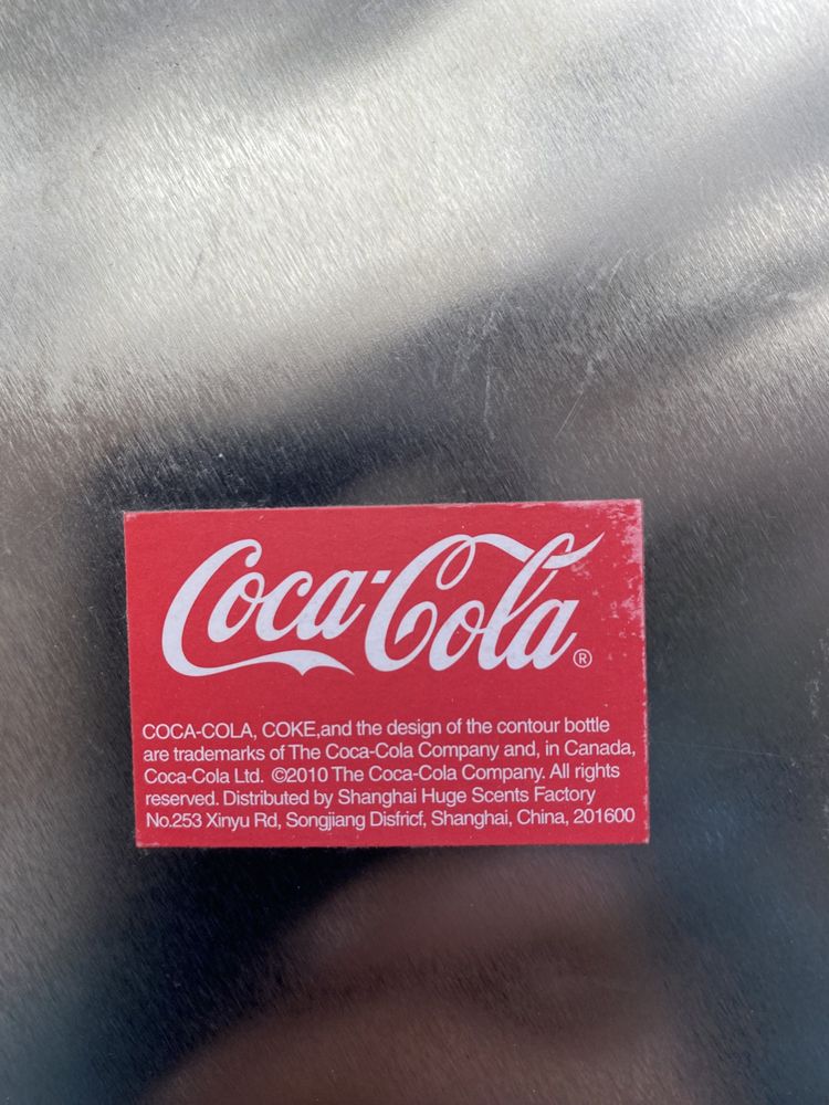 Lata coca cola vintage