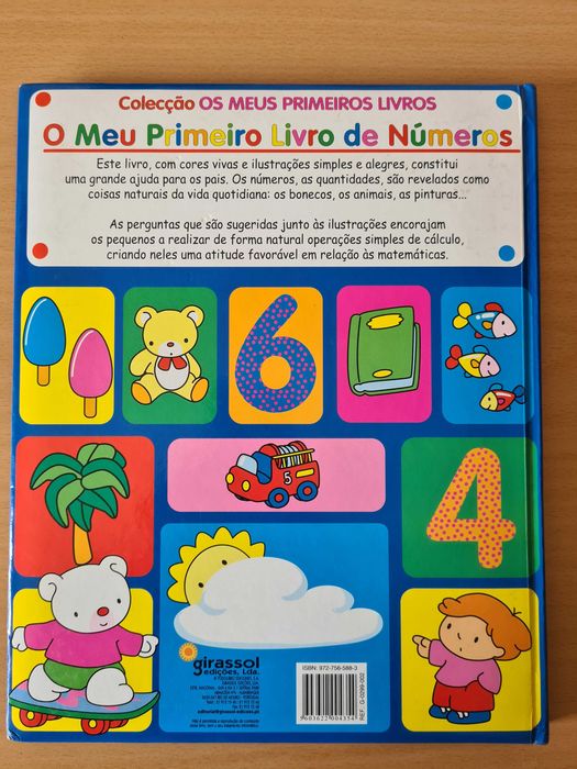 Livro infantil "O Meu Primeiro Livro de Números"