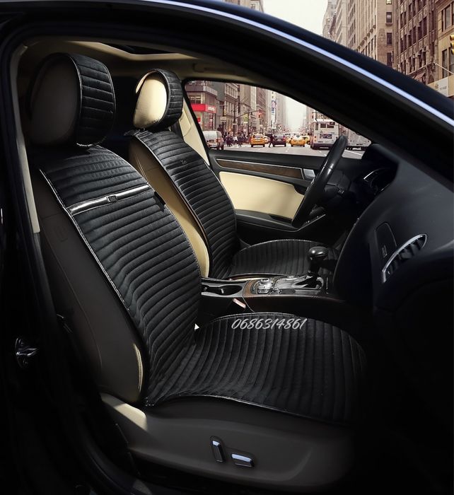 НАКИДКИ З АЛЬКАНТАРИ PREMIUM Чехлы на сиденья накидки из Алькантары