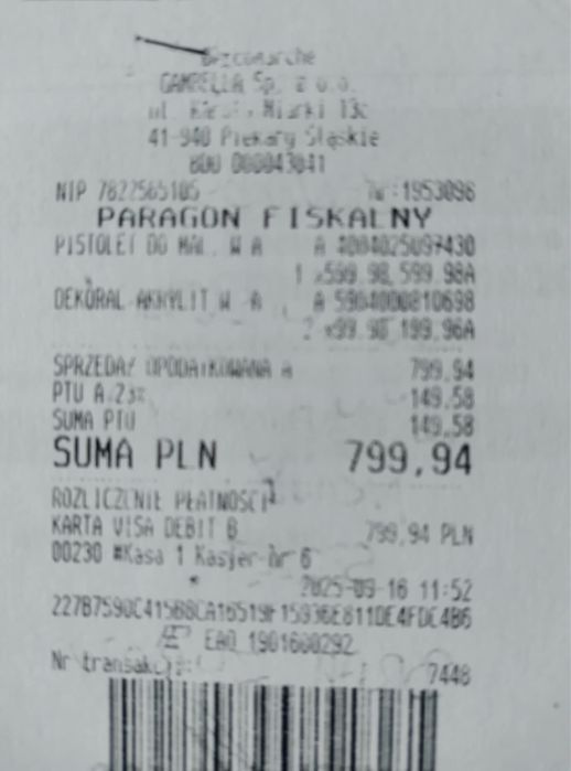 Pistolet do malowania