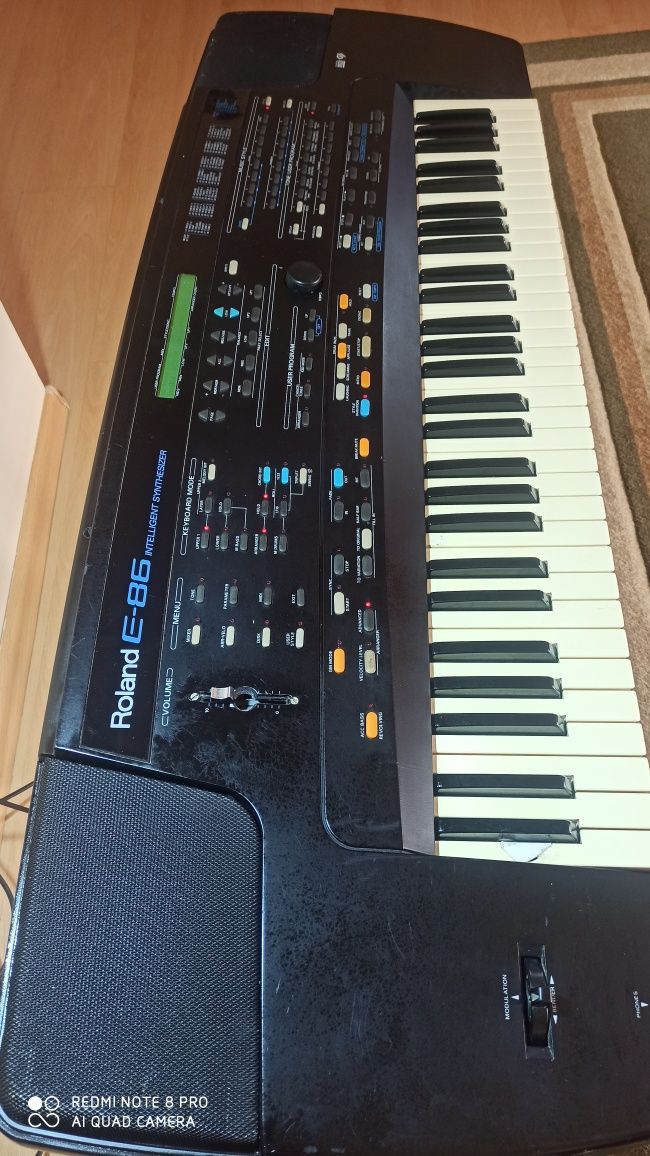 Rezerwacja Roland e 86, keyboard, klawisze