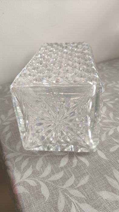 Karafka kryształowa, kieliszki kryształowe