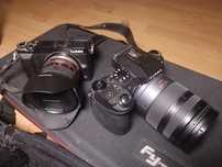 Lumix G7 + Lumix Gx80 + gimbal a2000 Feiyutech + zestaw Youtubera