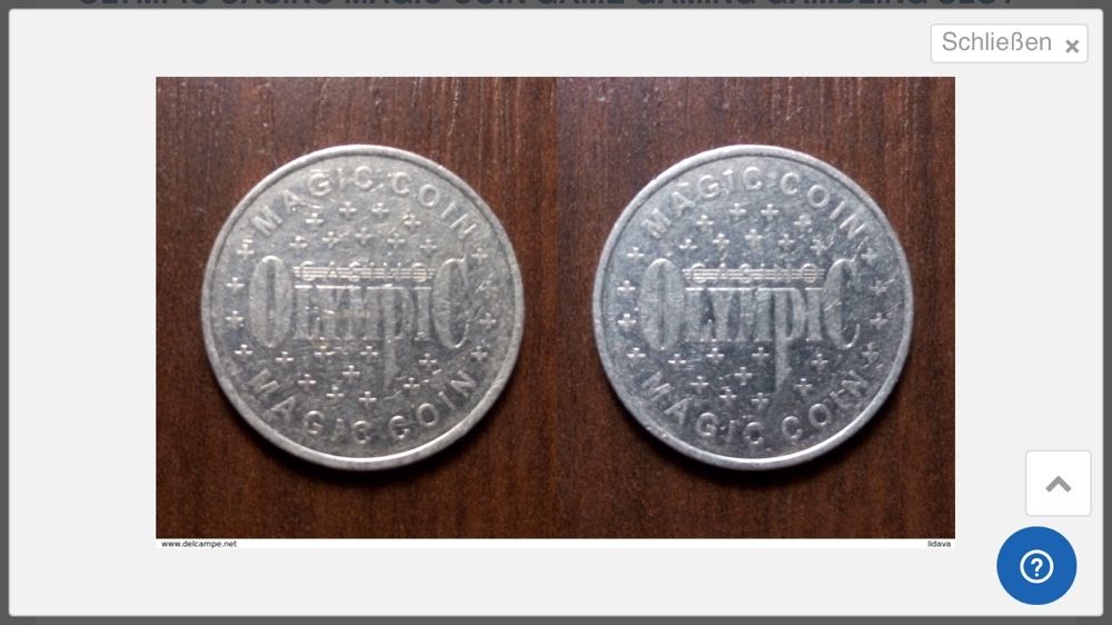 монета казино фишка casino Olympic magic coin