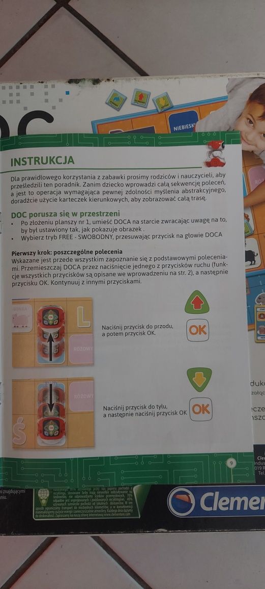 Gra edukacyjna - mówiący robot DOC