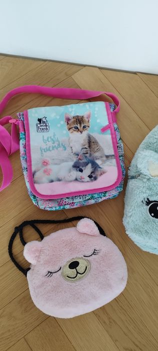 Torebka kotek kotki kwiaty cleo and Frank