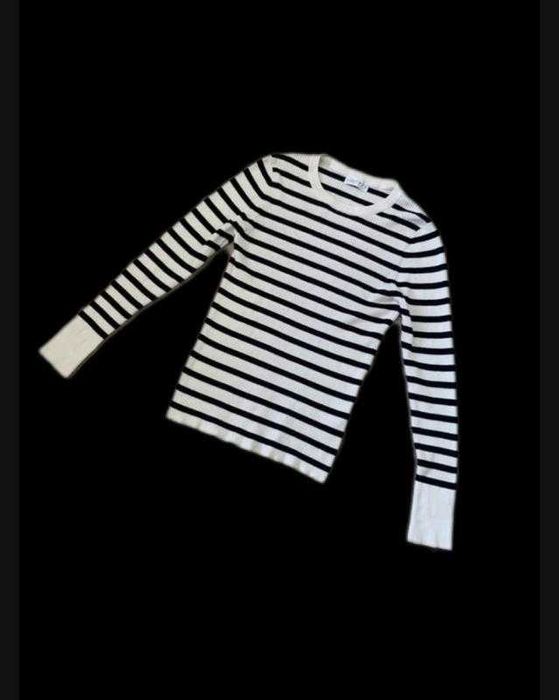 Лонгслів голів у смужку віскоза водолазка