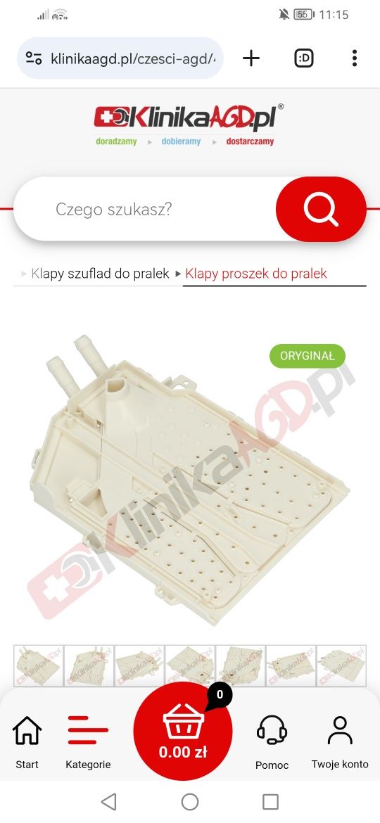 Candy GVSW40464TWC-S uszkodzona na części