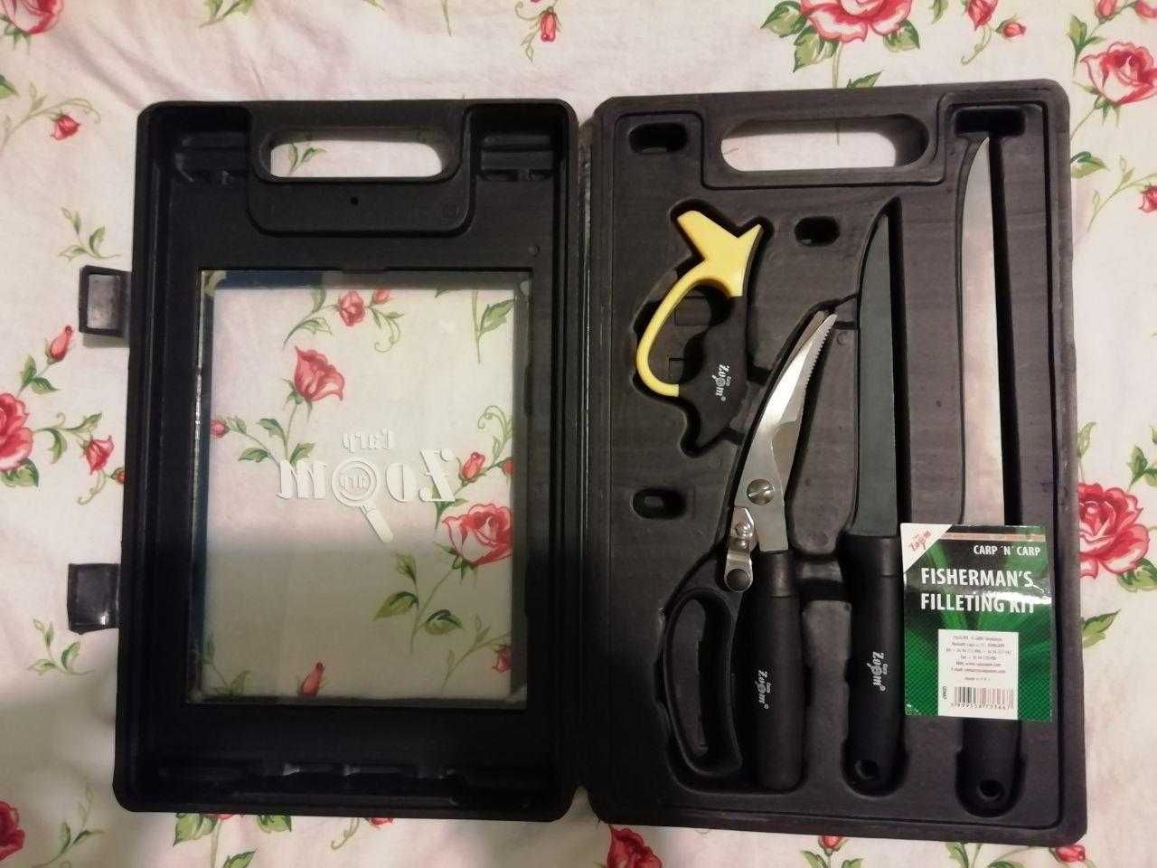 Інструмент CarpZoom Fisherman’s Filleting Kit. Ножі для рибалки.