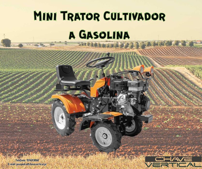 Mini Trator / Cultivador KAWAPOWER KWMTD Motor: Gasolina 9HP     JR19