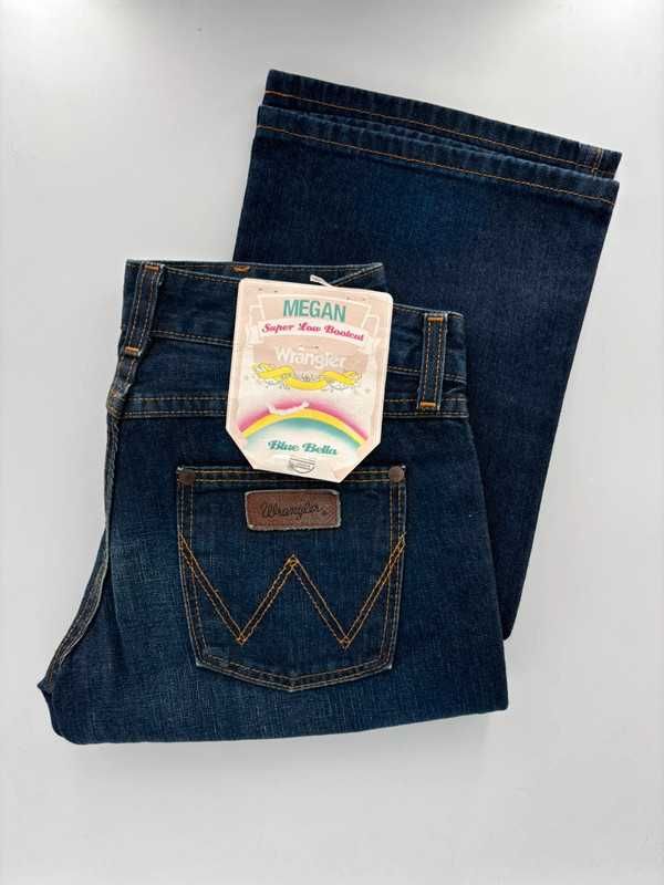Wrangler Megan W25 L32 Damskie Jeansy Bootcut Dark Blue nowe