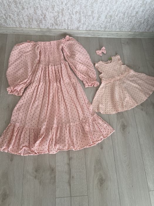 Плаття Family Look із мусліну