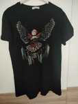 T-shirt z cyrkoniami