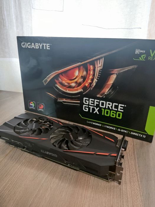 Відеокарта Gigabyte GeForce GTX 1060 6GB (GV-N1060D5-6GD, Rev 2.0)