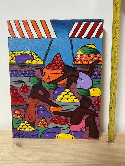 Tela decorativa com Baianas