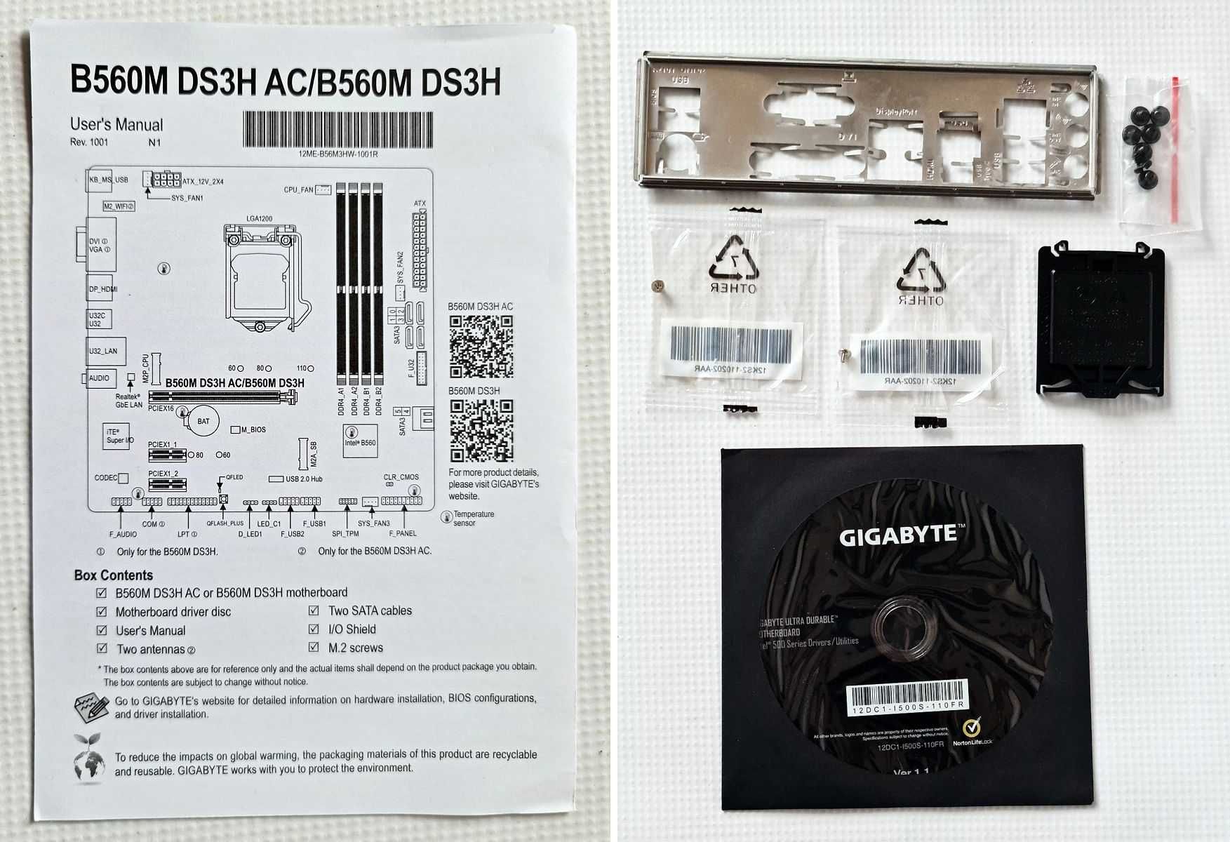 Płyta główna Micro ATX Gigabyte B560M DS3H