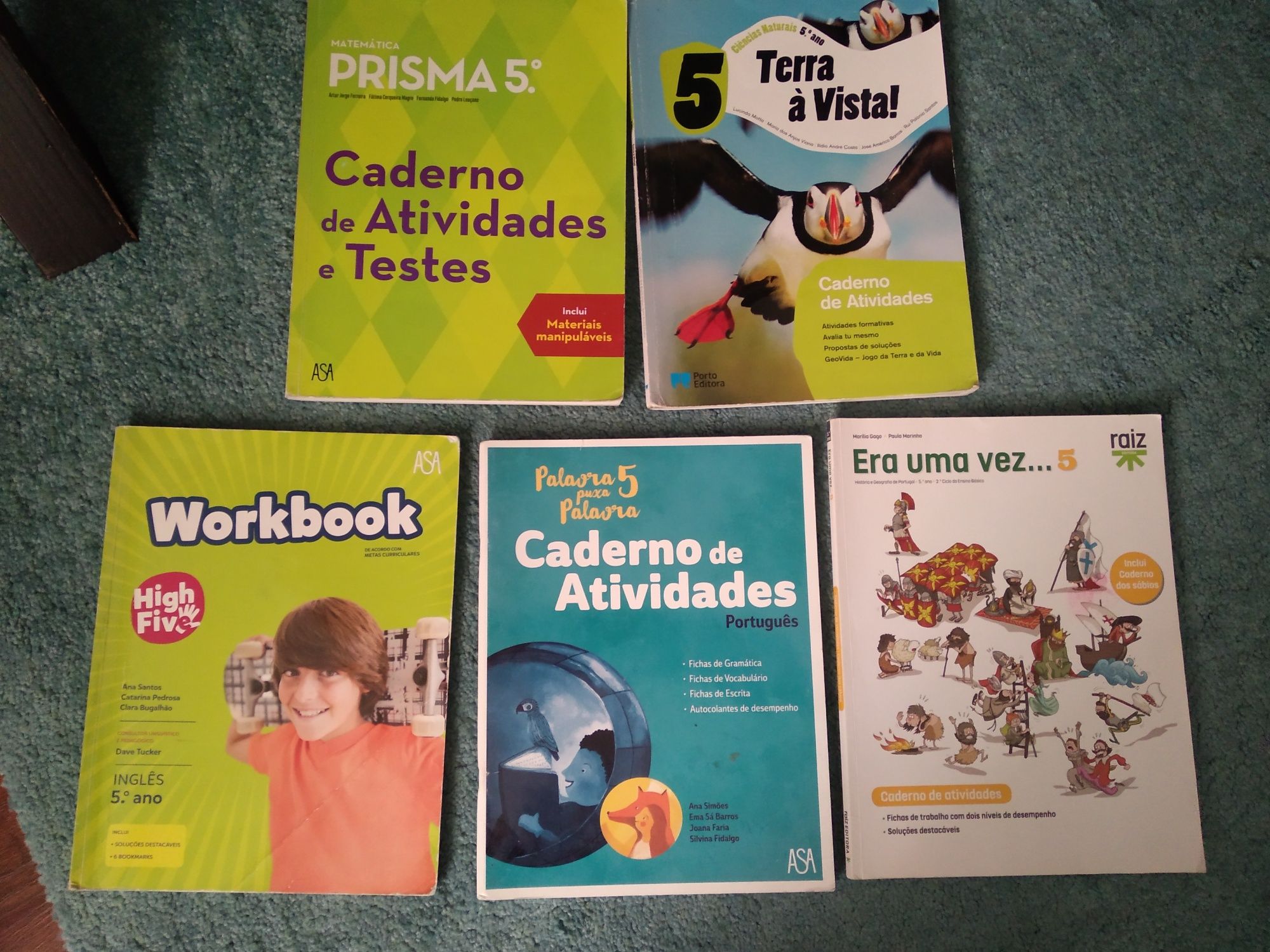 Livros de fichas 5 ano