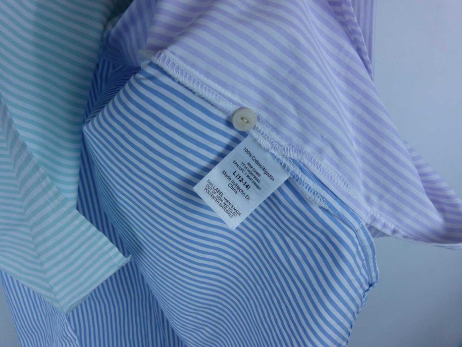 Time and Tru damska koszula w paseczki bawełna / L