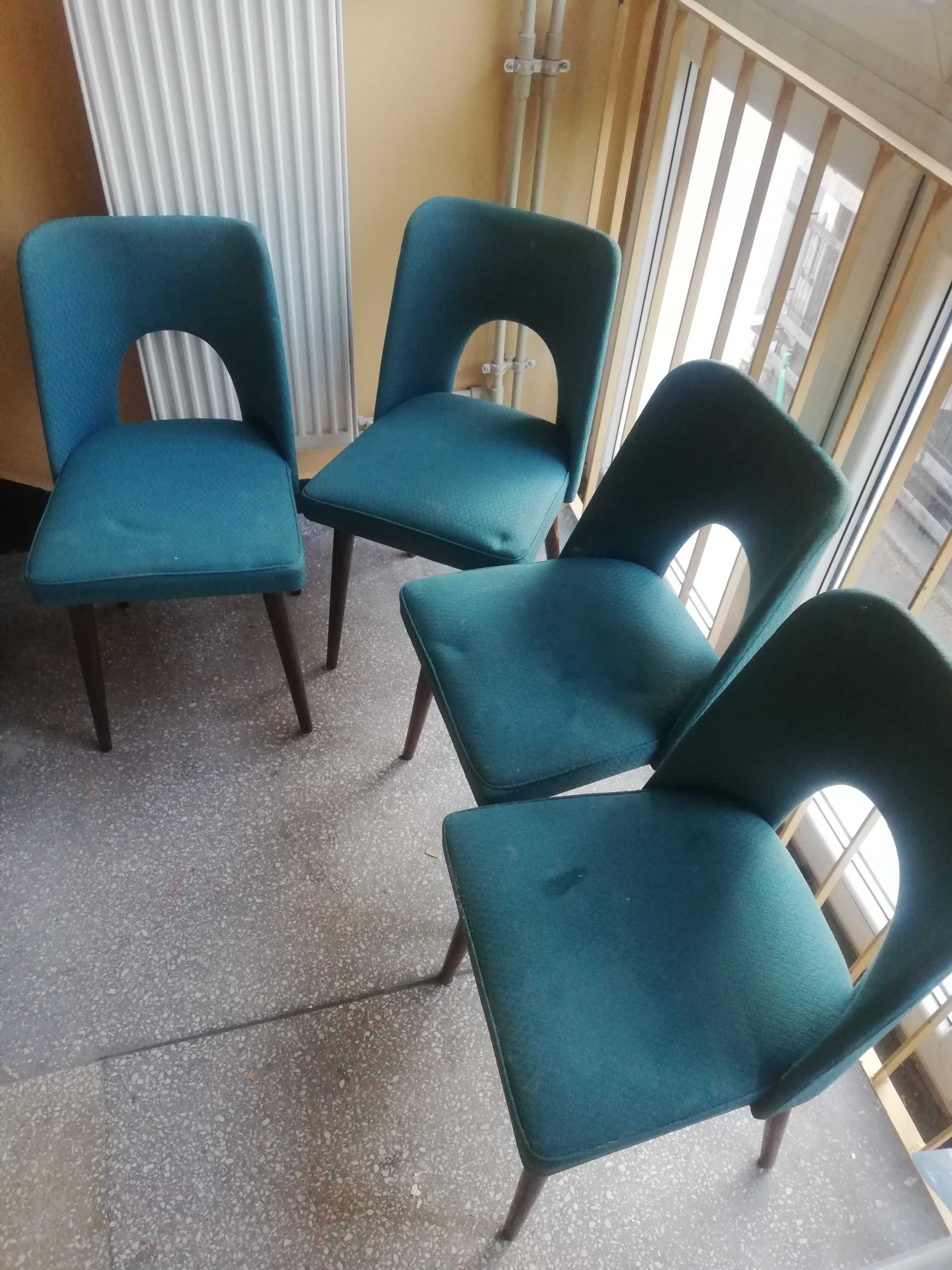 Krzesła typu Muszelka PRL 4 sztuki