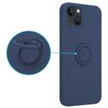 Etui Silicon Ring Do Iphone Xr Niebieski
