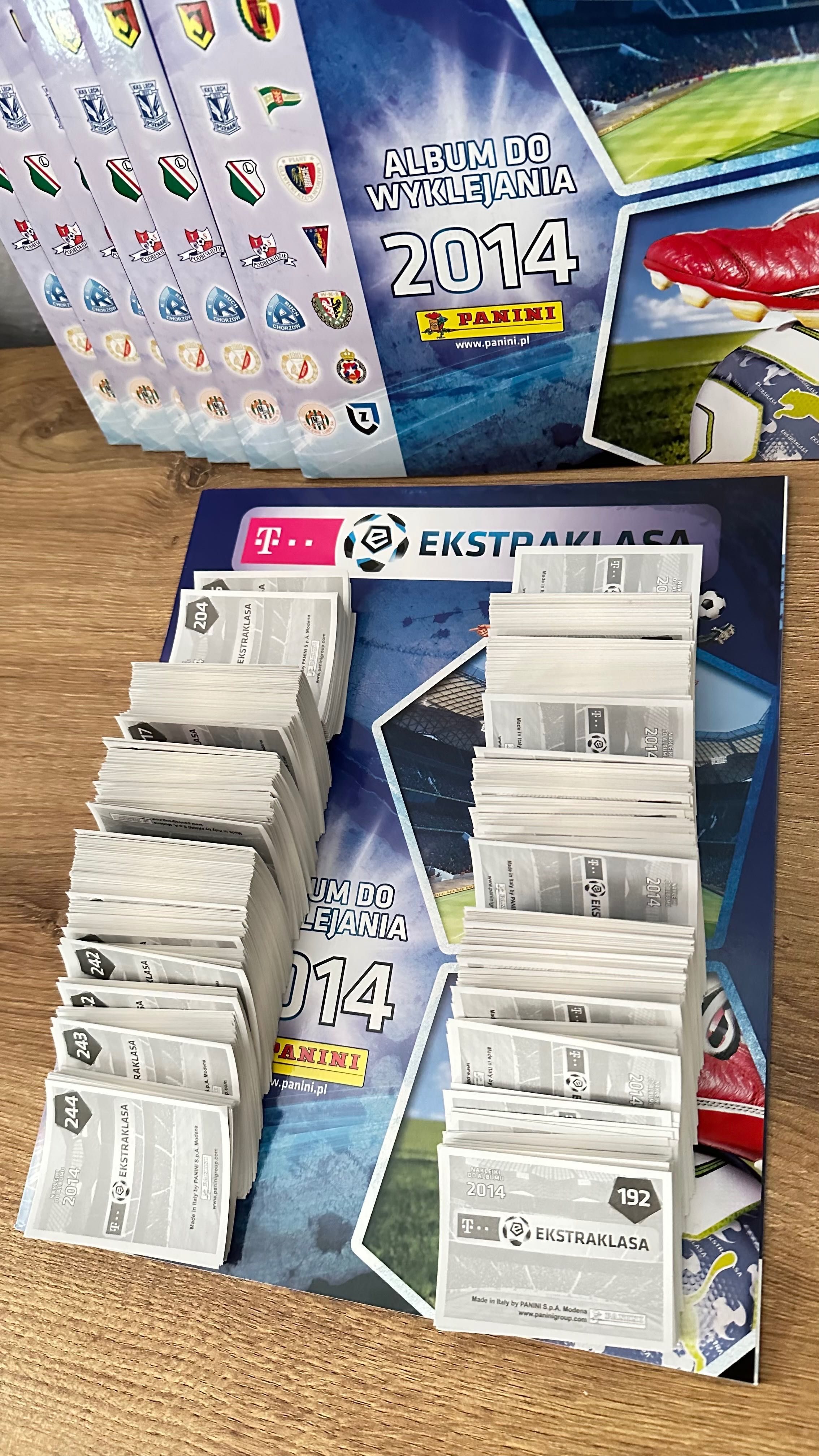 Ekstraklasa 2014 naklejki do wyklejania powtórki PANINI