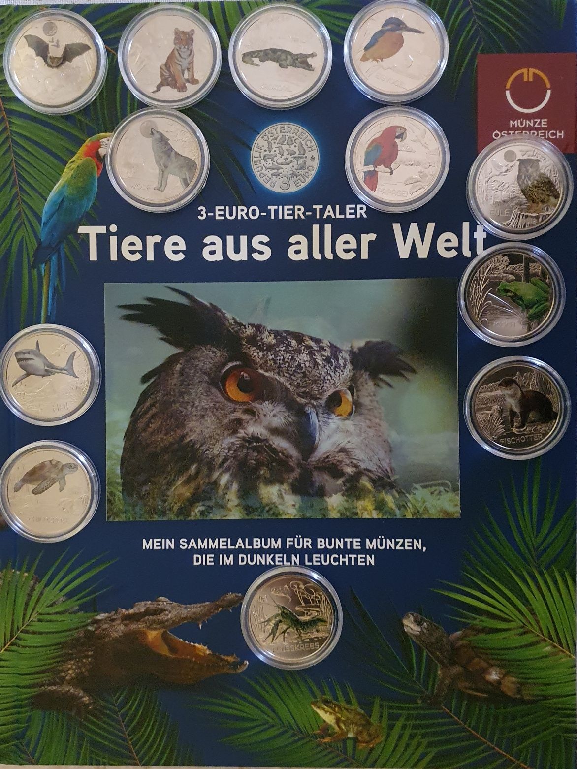 Moedas 3,00€ Animais Austria