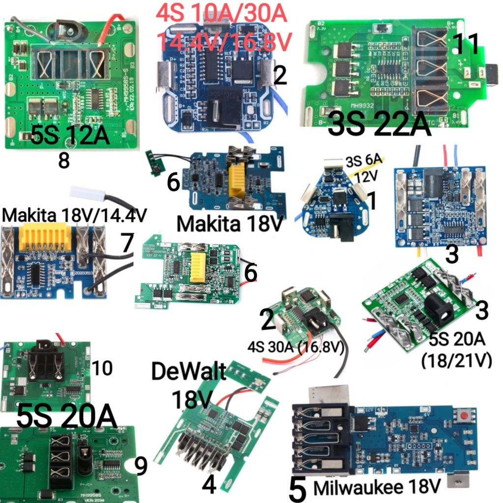 3s40A//4S40A БМС Li-ion/LifePo4 із балансуванням