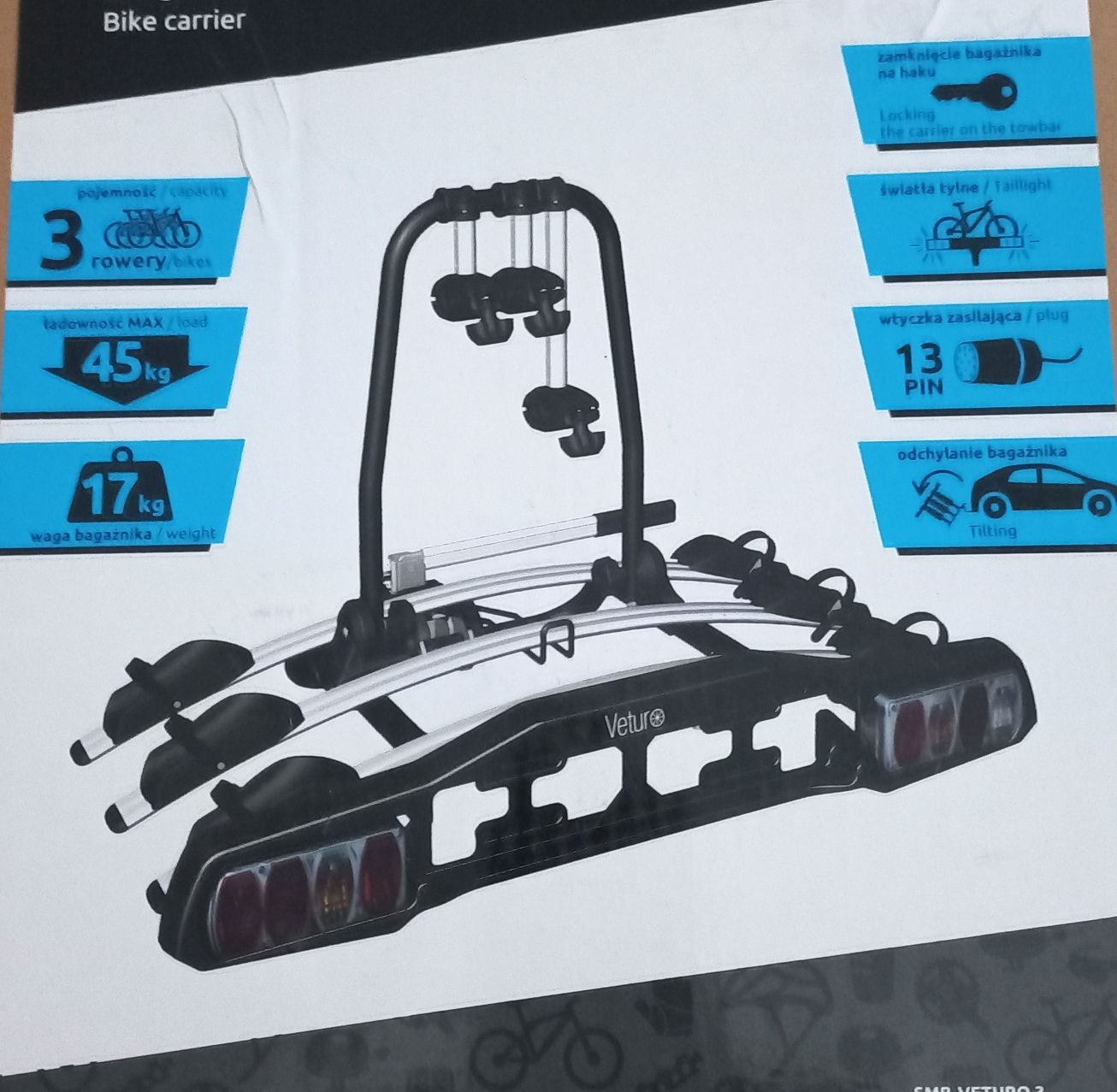 Suporte Porta bicicletas gancho reboque