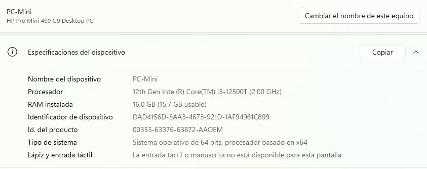 HP Prodesk 400 G9 i5 16GB RAM 512GB NVMe