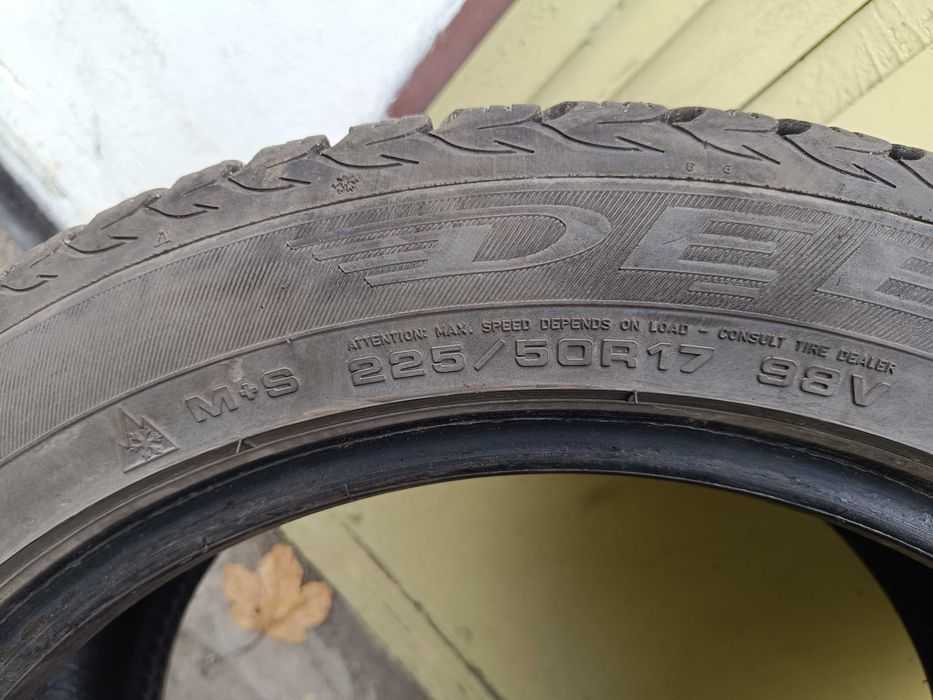 2 szt opony zimowe dębica 225x50x17