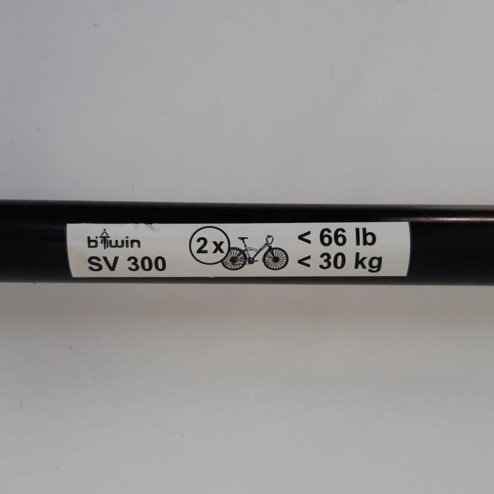 Suporte de Parede BTwin SV300 p/ Bicicleta Duas Bicicletas como Novo