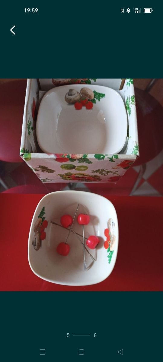 Пиала для оливков, грибов, блюдо для солений, кофейний набор