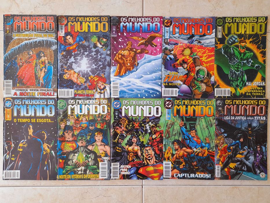 Os Melhores do Mundo - vários números (Coleção DC Abril)