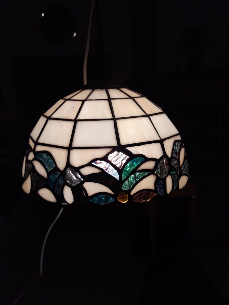 Lampa witrażowa  sufitowa  tiffany