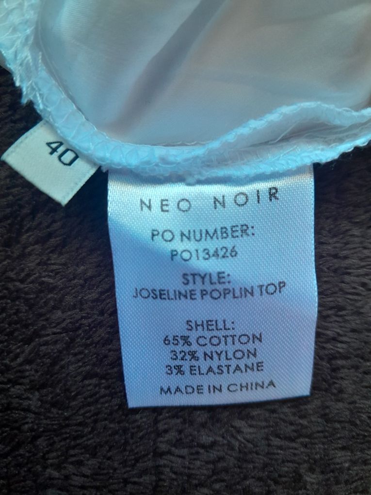Neo Noir top Bluzka z falbanami Joseline Poplin Top