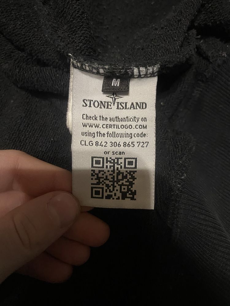 STONE ISLAND/кофта на замку/оригінал!