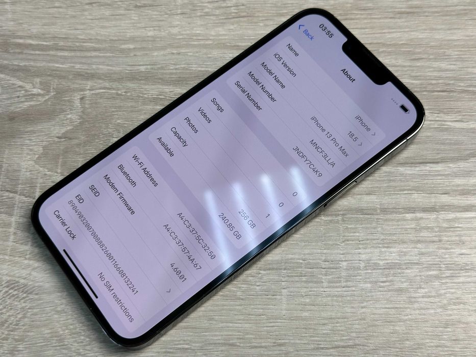 Apple iPhone 13 Pro Max - 256GB Alpine Green Neverlock ІДЕАЛ 100% АКУМ