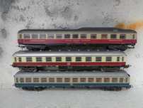 1:87 LIMA Lote de 3 carruagens de passageiros da DB