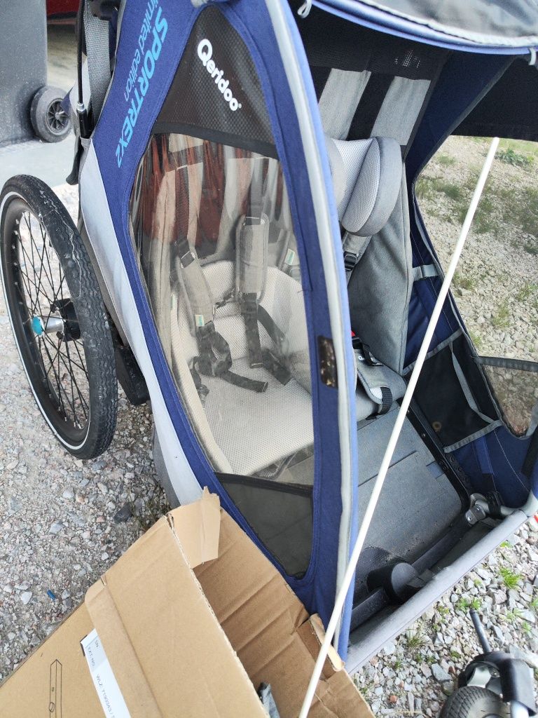 Przyczepka rowerowa queridoo sportrex 2 limited edition 3 w 1, biegowa