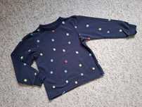 bluza 128cm kropki