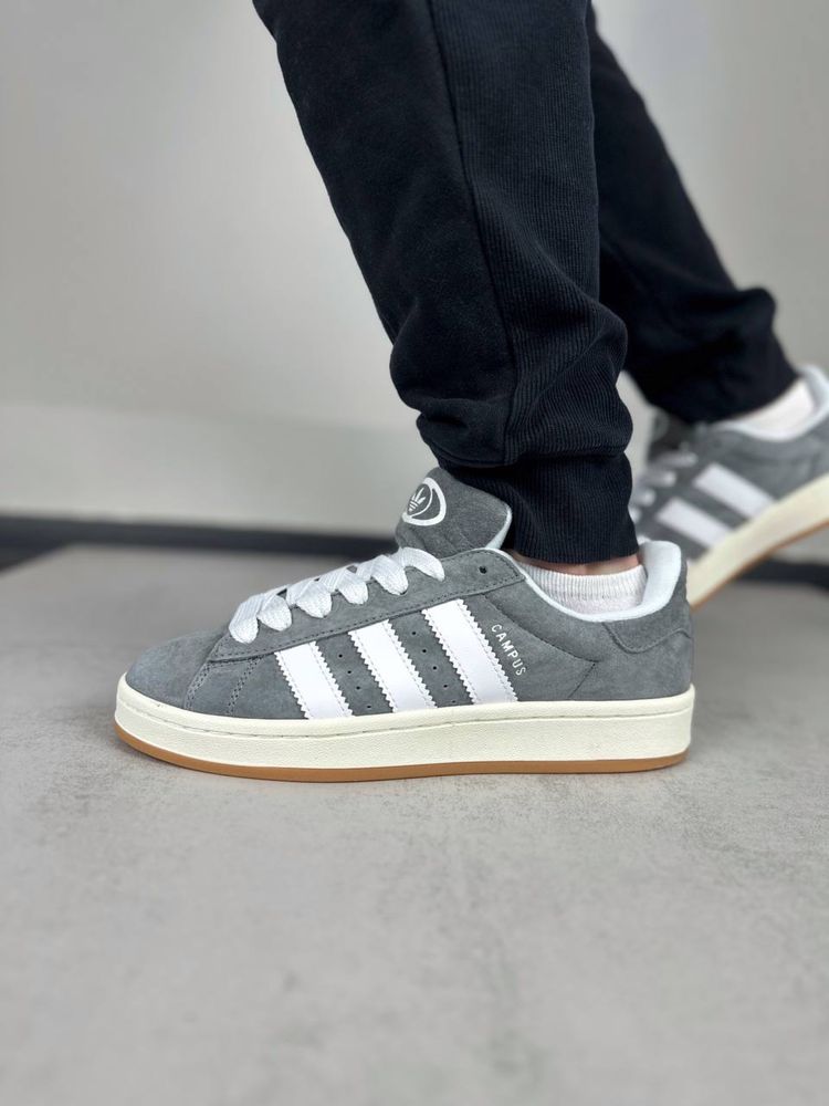 Адідас Кампус сірі Adidas Campus 00s Grey White